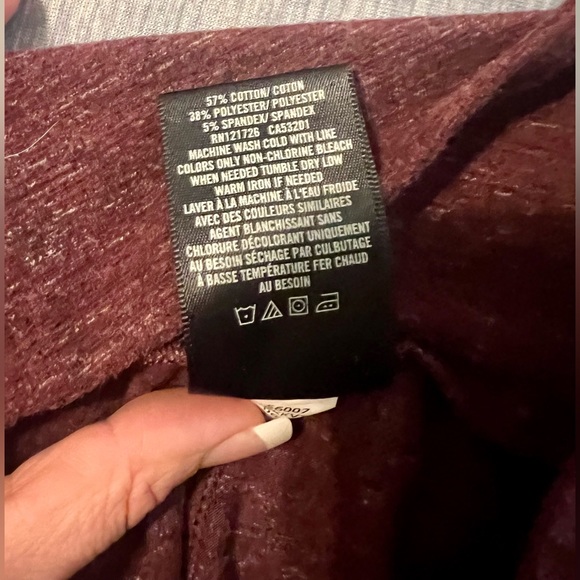 2/$25 Heather Burgundy Live Love Dream Sz Small Soft Leggings - Picture 2 of 6